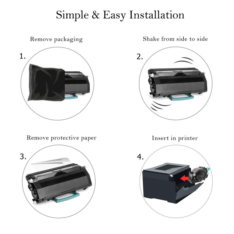 Cartlee Compatible Toner Cartridge Replacement for Dell 2330, 2330D, 2330DN, 2350, 2350D, 2350DN 330-2650 Laser Printers PK941 Ink Fits with PK496 PK937 DN High Yield (1 Black) - Image 5